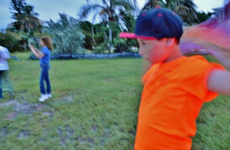 kids playing on Sanibel Island in Florida