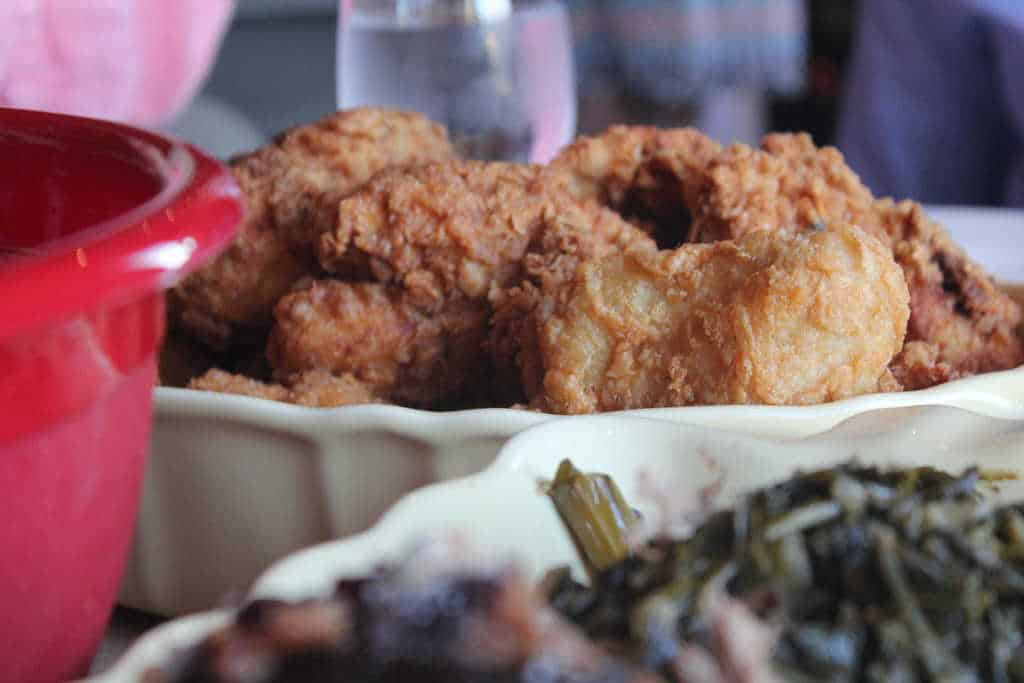 Arkansas Fried Chicken Collard Greens 