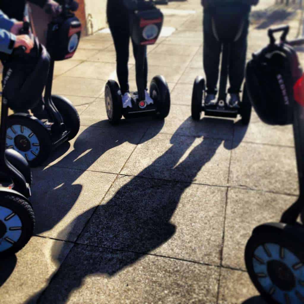 Segways group photo