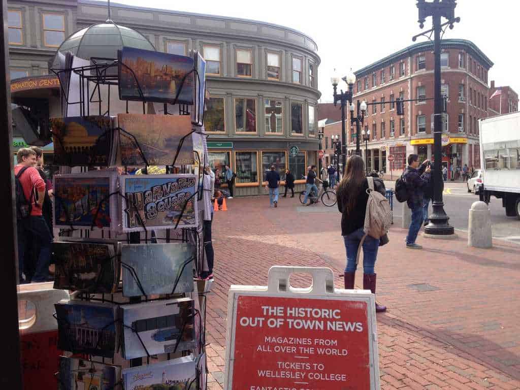 Harvard Square, Cambridge - photo by Jolanta Davis