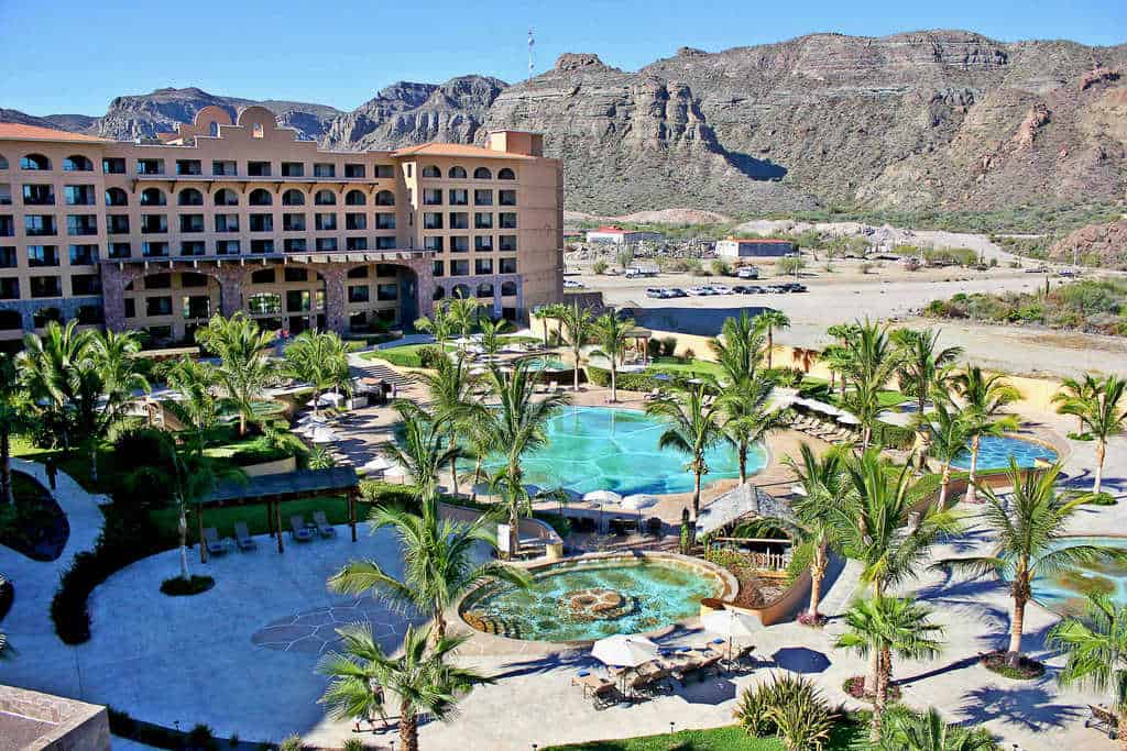 Overlook of the Villa del Palmar in Loreto, Mexico