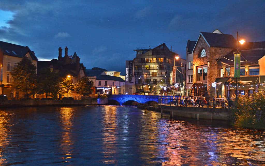 Sligo, Ireland at Night by Eileen Cotter