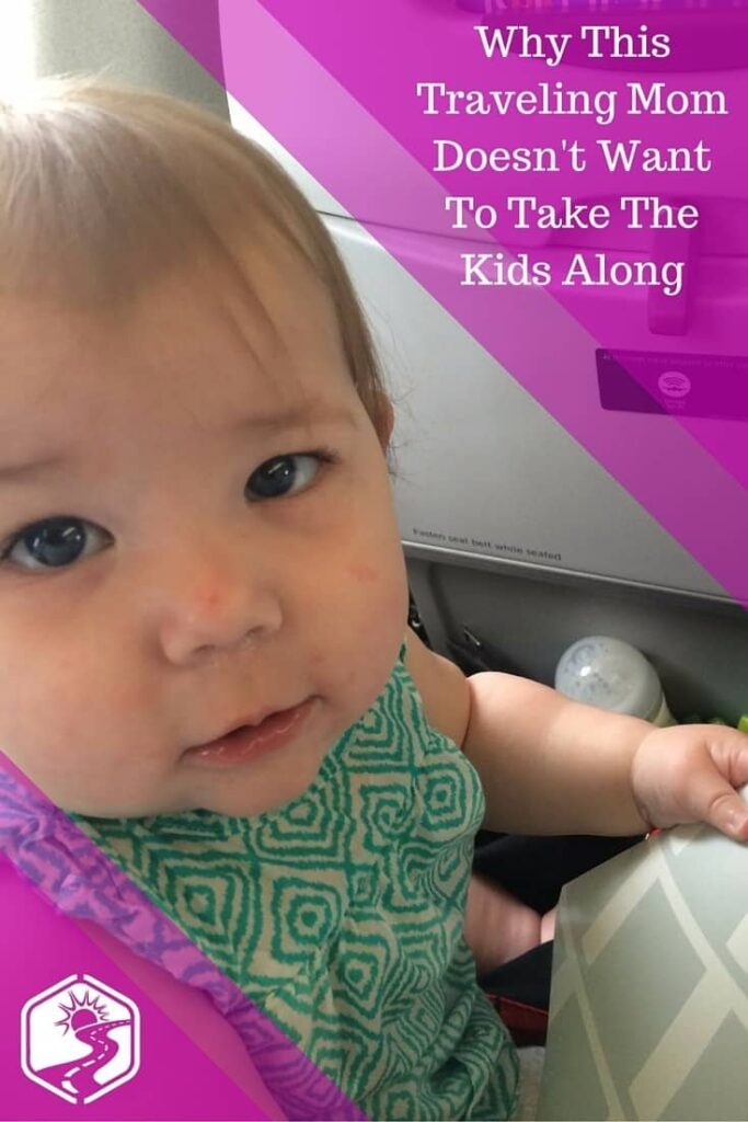 Baby on an airplane