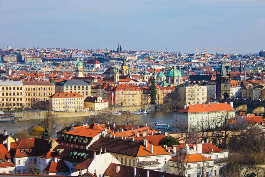 view overlooking the city of prague