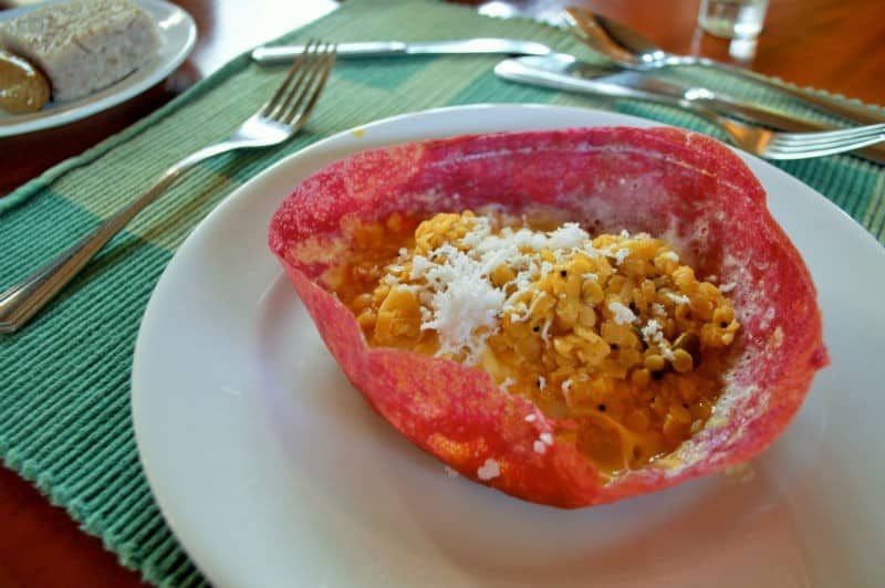 beetroot hopper with dhal and sambol what to see in sri lanka eileen cotter wright