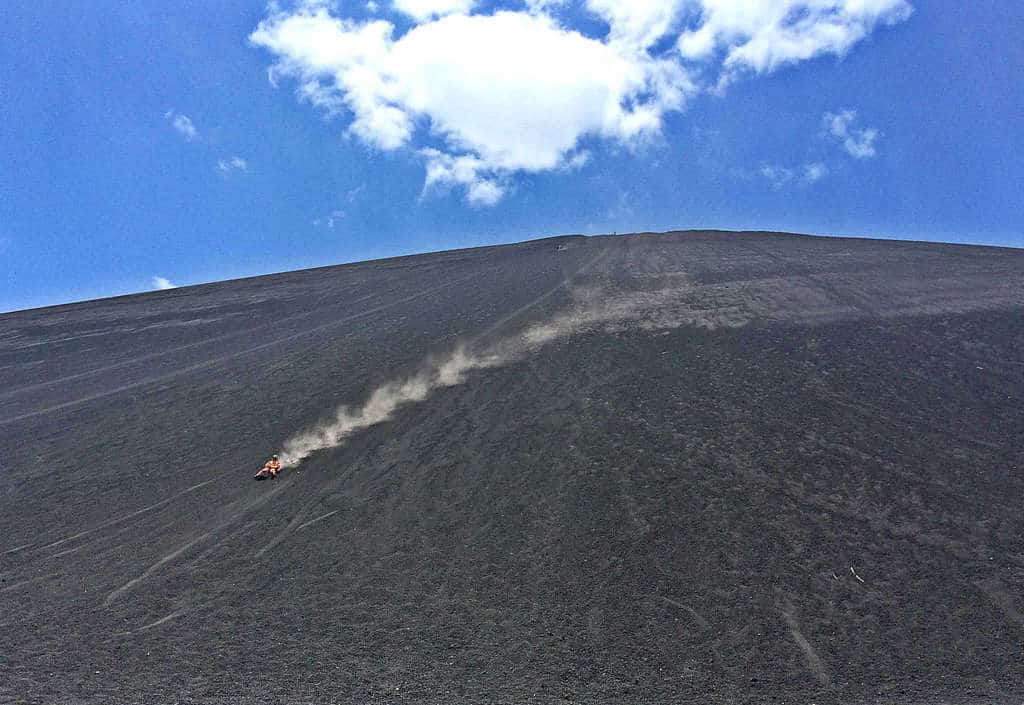 slide down thevolcano nicaragua jake wright