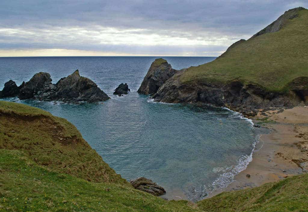 beach at soar mill cove in south devon uk by eileen cotter wright