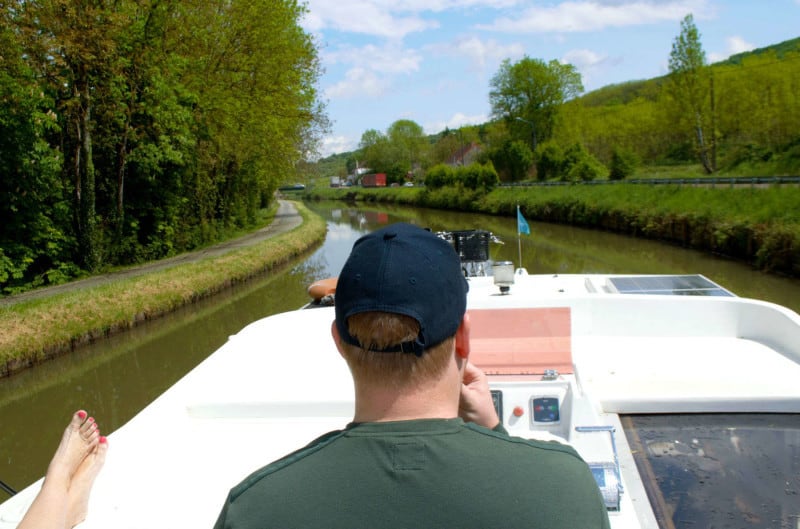 locaboat driving canal france eileen cotter wright