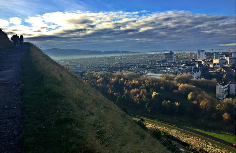 trail on arthurs seat edinburgh scotland eileen cotter wright