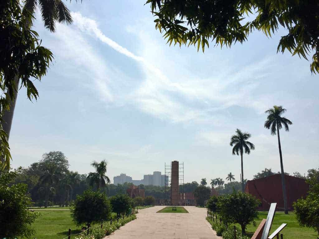 Sky in Delhi India