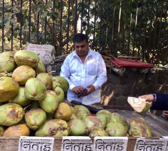 Coconut man india