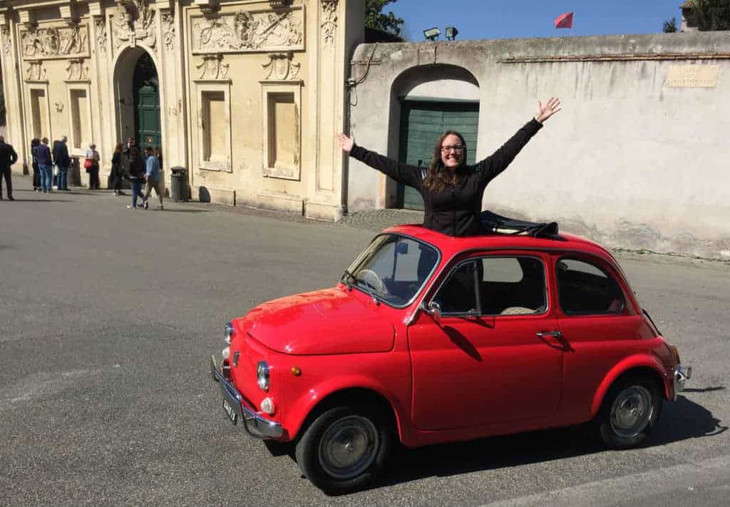 fiat 500 vintage rome italy eileen cotter wright