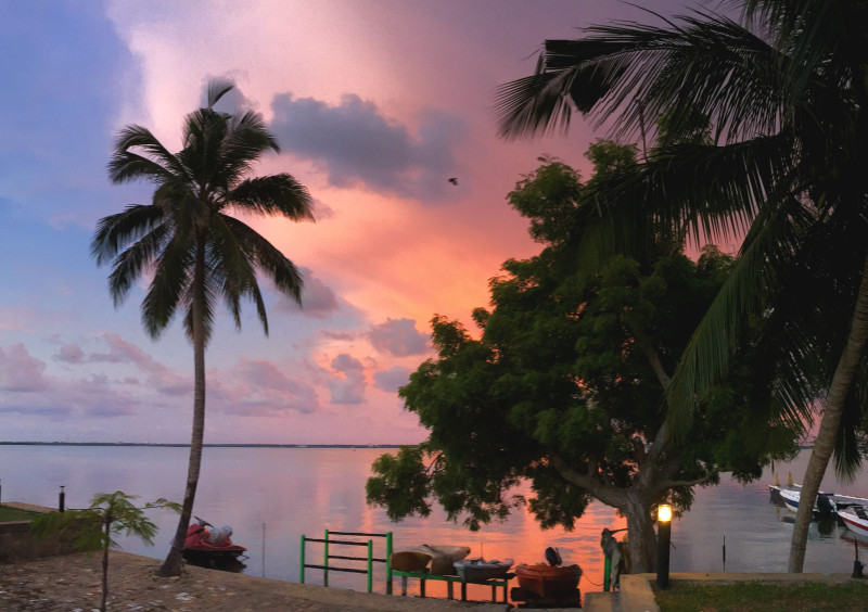 Jetwing Lagoon sunset Sri lanka