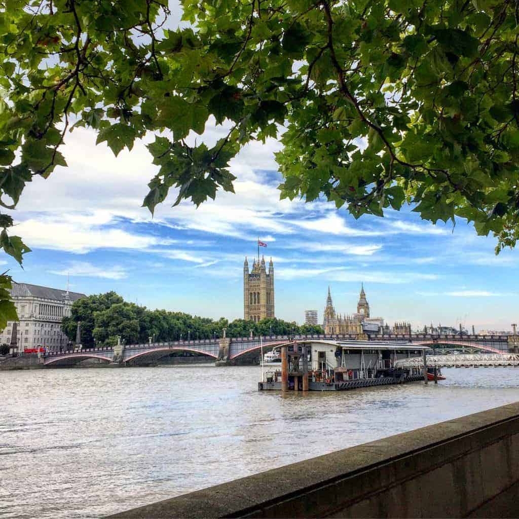 londondon parliament in summer