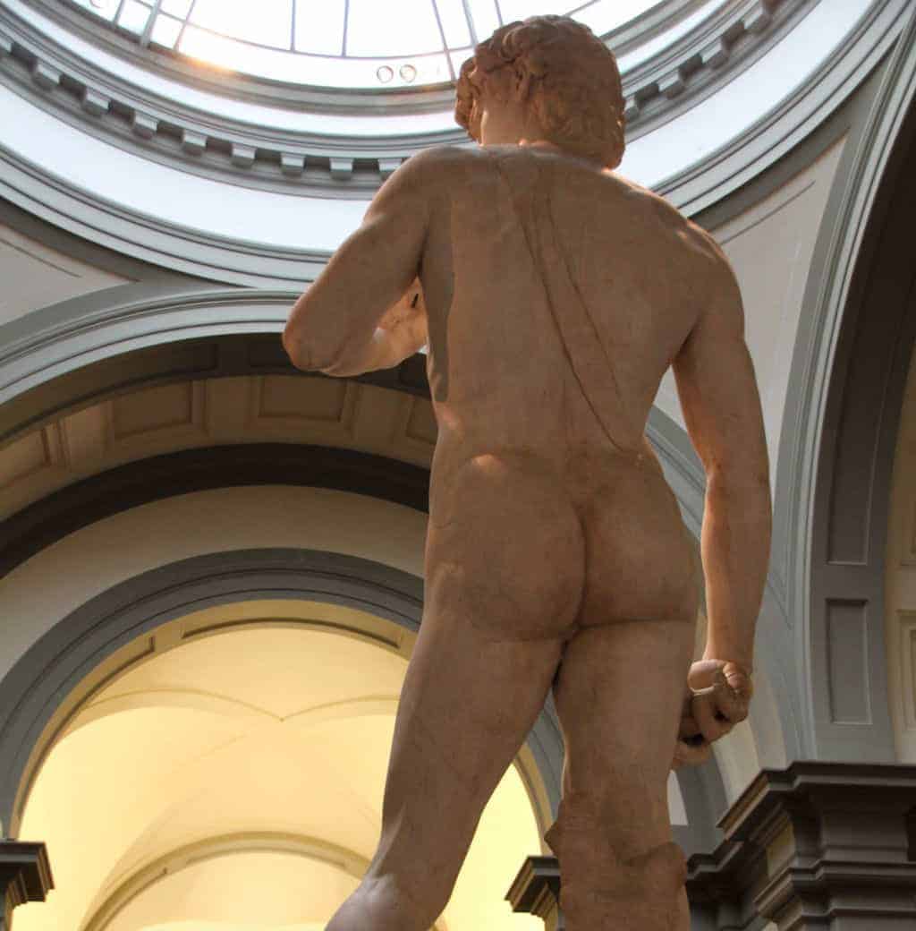 David's Buttocks florence italy