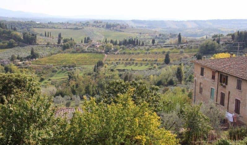 assisi view countryside italy