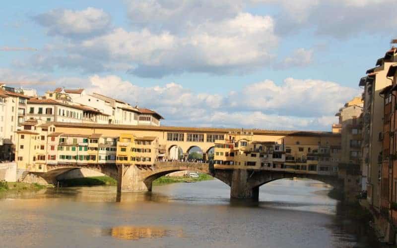 bridge Built 1333 in florence italy