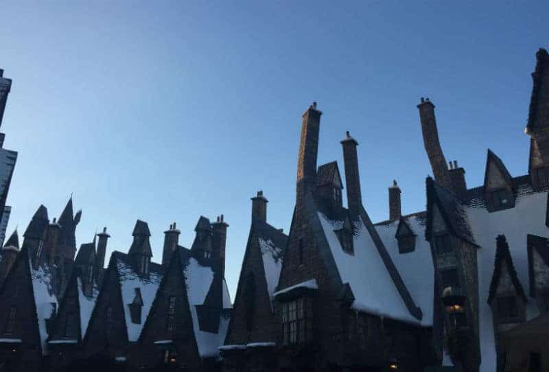 fake snow hogsmeade orlando florida