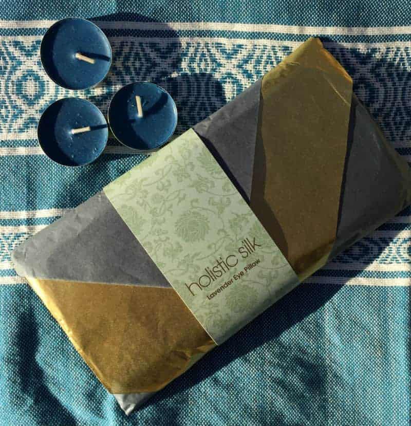 holistic silk lavender eye pillow