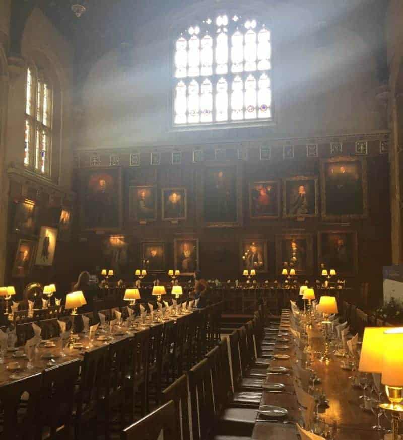 christchurch hall with light streaming in window oxford uk