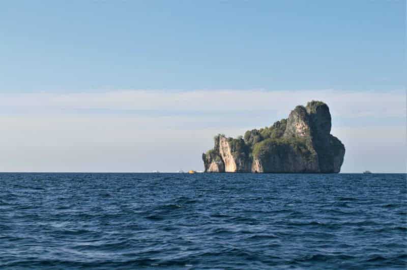 island on ferry ride koh lanta thailand