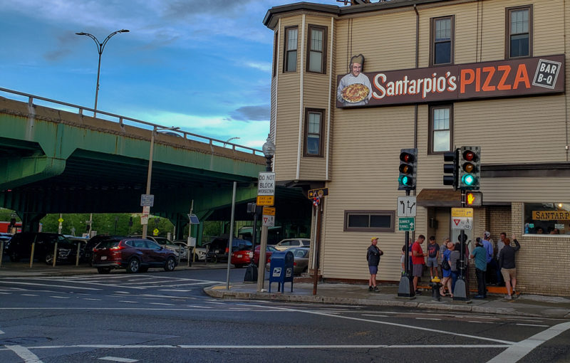 Santarpios Pizza boston reason2roam