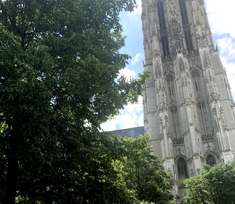 st Rumbold’s tower in mechelen belgium