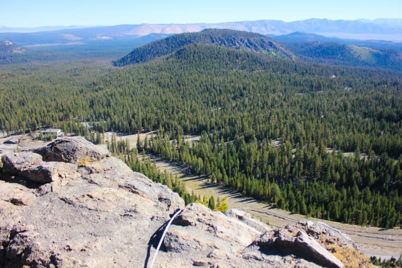 Via Ferrata views Mammoth Mountain