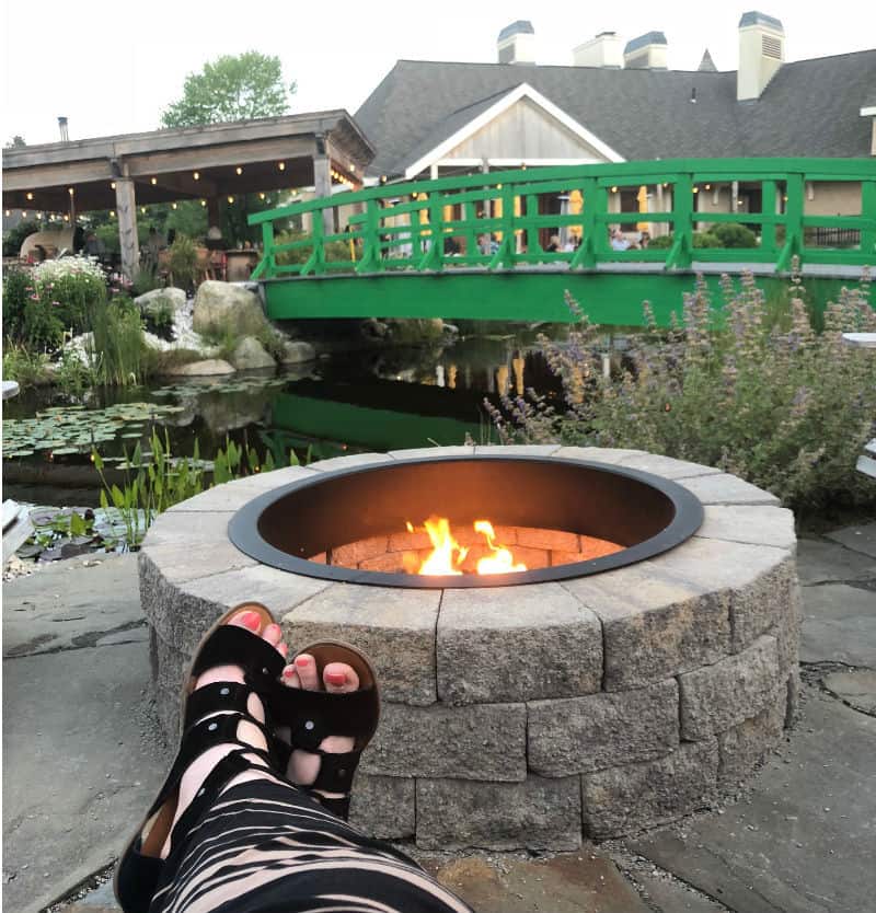 fire pit mirbeau inn spa plymouth ma