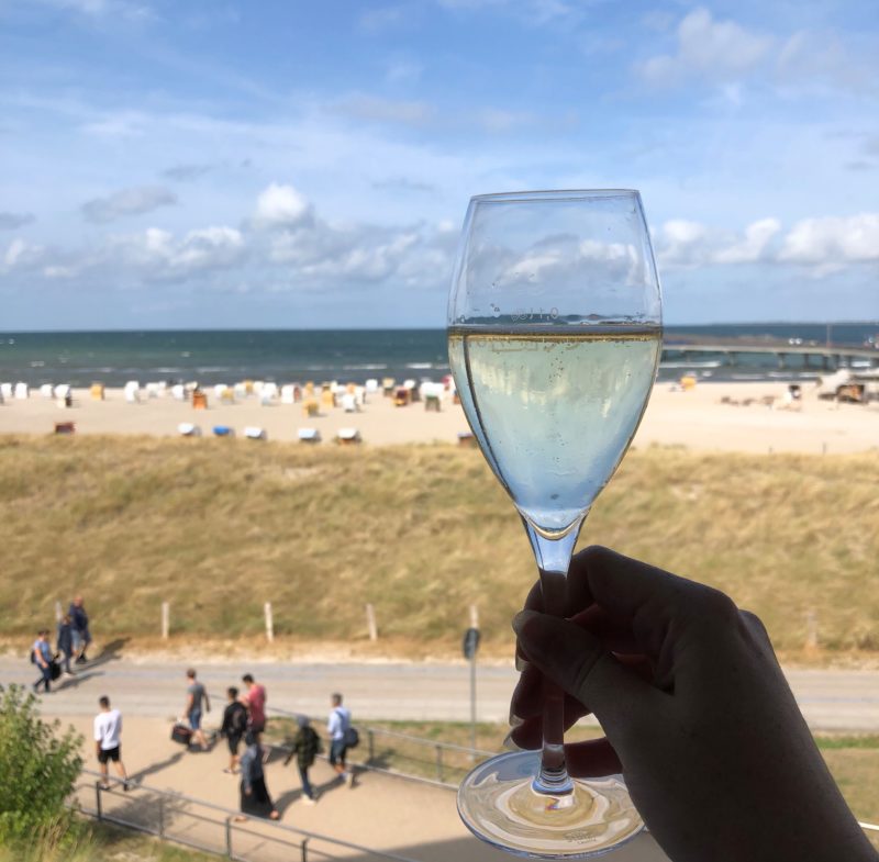 wine glass beach motel germany