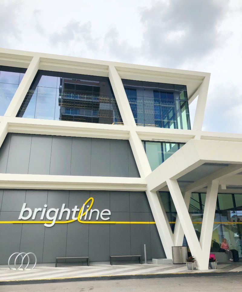 palm beach tstion for brightline trains or Virgin Trains USA in Florida