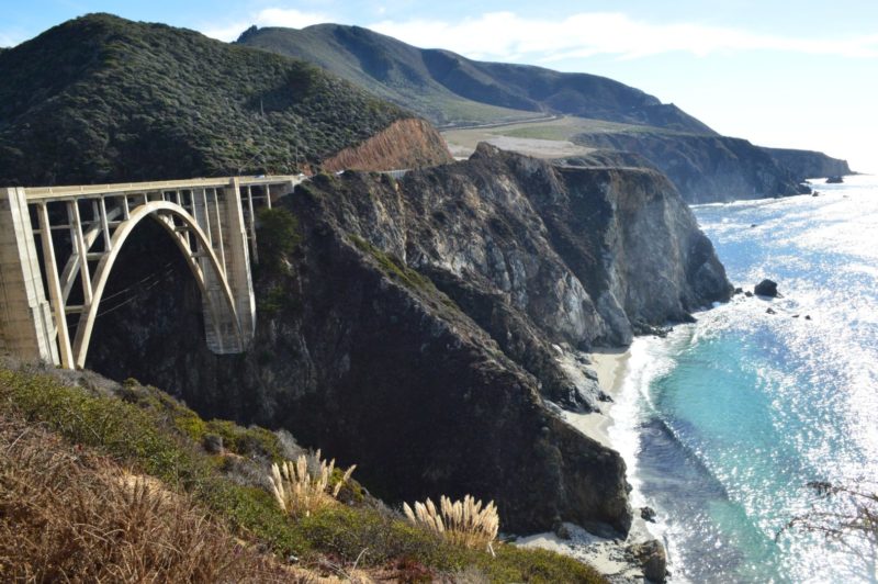 bridge at the atlantic coast highway claifornia