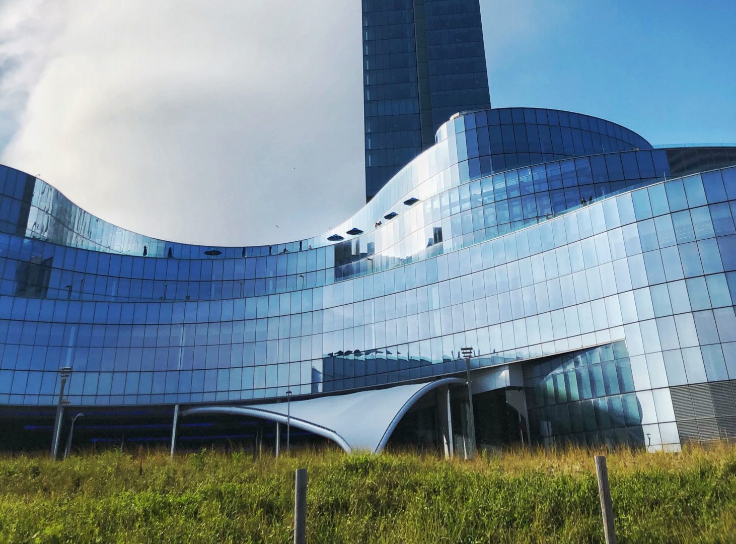 Glass exterior of the Ocean Resort Atlantic City