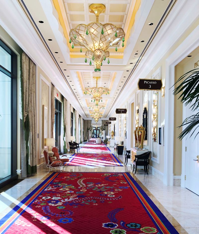 Ballroom hallway area at encore bosotn harbor