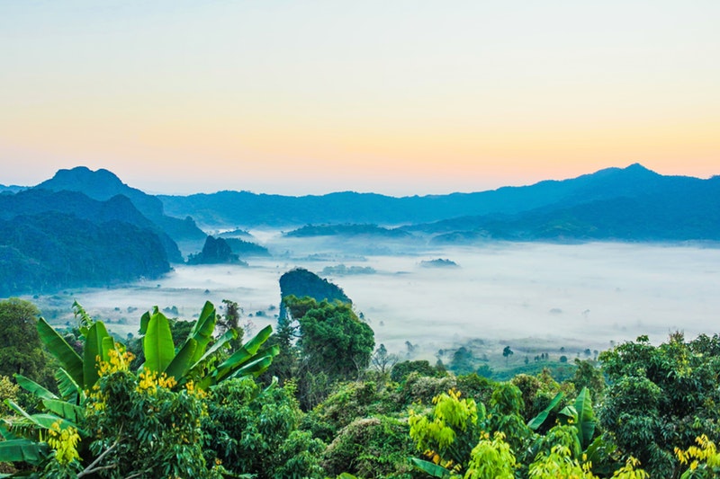 science mountain view of thailand