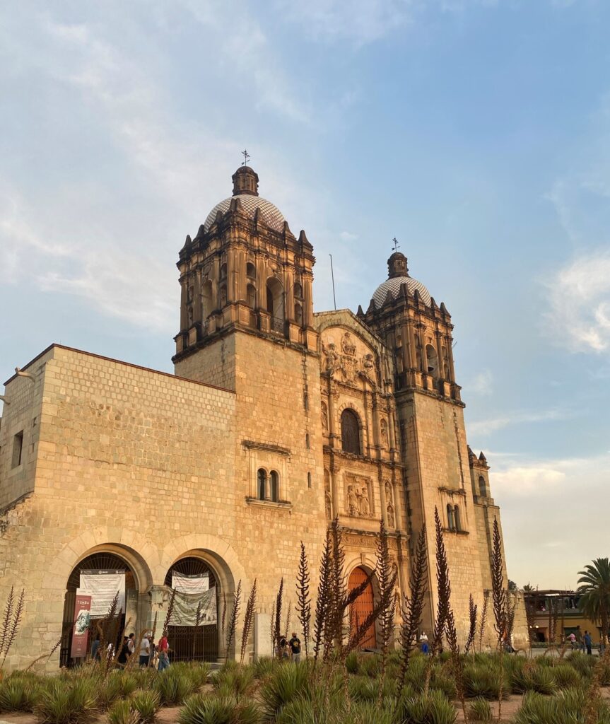 templo gizman oaxaca city mexico